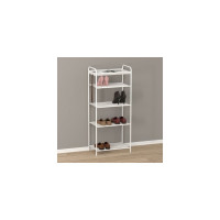 Обувница-этажерка для обуви ЗМИ Верона 15 5 полок 8 пар обуви цвет белый ПДОВ15Б