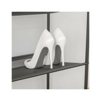 Обувница  Этажерка для обуви ЗМИ 3-х полочная Женева 23  9 пар обуви  Цвет черный ПДО Ж23 Ч ПДО Ж23  Ч