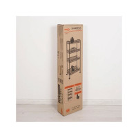 Этажерка / Стеллаж для хранения ЗМИ Ладья 24К / 4 полки / с колёсами / цвет белый Э 342 Б Э 342  Б