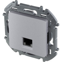 Розетка Legrand компьютерная RJ45 категория 6 UTP Legrand Inspiria алюминий 673832