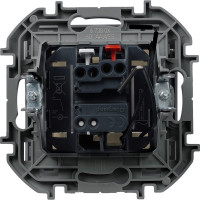 Выключатель Legrand карточный с подсветкой Legrand Inspiria без задержки выключения 6А 250В безвинтовые зажимы слоновая кость 673801