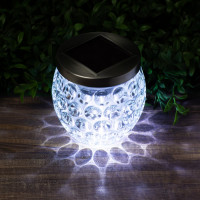 Садовый светильник ЭРА ERASF22-31 Хрустальный шар, на солнечной батарее, 10 см, Б0053378