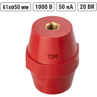 Изолятор TDM ELECTRIC SM61 силовой Н61хD50хМ10мм SQ0807-0052