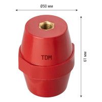Изолятор TDM ELECTRIC SM61 силовой Н61хD50хМ10мм SQ0807-0052