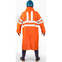 Влагозащитный плащ-дождевик БЕРТА 800-44-46 СОП оранжевый, рост 170-176