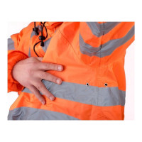 Влагозащитный плащ-дождевик БЕРТА 800-44-46 СОП оранжевый, рост 170-176