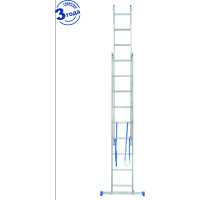 Двухсекционная алюминиевая лестница Капитан 2x9 ступеней 70209