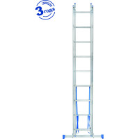 Двухсекционная алюминиевая лестница Капитан 2x9 ступеней 70209