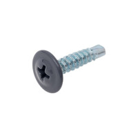 Саморез Daxmer ПШС 4,2x19 с прессшайбой сверло RAL 3005 1000 шт. 00000308041