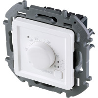 Терморегулятор для тёплого пола Legrand Inspiria с внешним датчиком в комплекте 16А 230В белый 673810