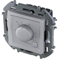 Терморегулятор для тёплого пола Legrand Inspiria с внешним датчиком в комплекте 16А 230В алюминий 673812