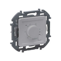 Терморегулятор для тёплого пола Legrand Inspiria с внешним датчиком в комплекте 16А 230В алюминий 673812