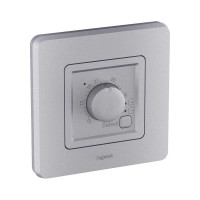 Терморегулятор для тёплого пола Legrand Inspiria с внешним датчиком в комплекте 16А 230В алюминий 673812