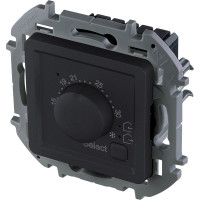 Терморегулятор для тёплого пола Legrand Inspiria с внешним датчиком в комплекте 16А 230В антрацит 673813