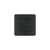 Терморегулятор для тёплого пола Legrand Inspiria с внешним датчиком в комплекте 16А 230В антрацит 673813