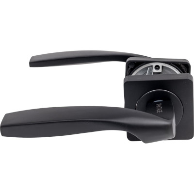 Ручка дверная алюминиевая черный Вантаж V08BL AL