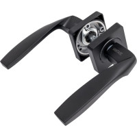 Ручка дверная алюминиевая черный Вантаж V08BL AL