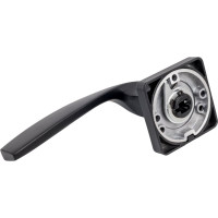 Ручка дверная алюминиевая черный Вантаж V08BL AL