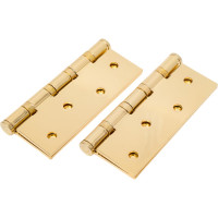 Универсальная петля Вантаж 100x75x2,5 золото, 2 шт. 4BB-PB