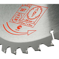 Диск пильный по дереву 200х32/30 мм, 36Z TORGWIN S93797