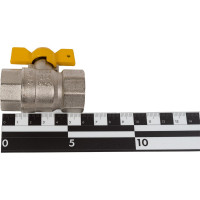 Шаровой кран MVI газовый полнопроходной 3/4" внутренняя-внутренняя, бабочка BV.813.05