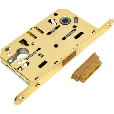 Замок под цилиндр магнитный матовое золото Вантаж MC85SB