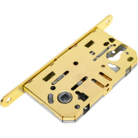 Замок под цилиндр магнитный матовое золото Вантаж MC85SB