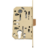 Замок под цилиндр пластиковый матовое золото Вантаж P85SB