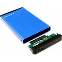 Внешний корпус Gembird 2.5", синий, USB 3.0, SATA, металл, EE2-U3S-2-B