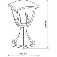 Светильник уличный TDM ELECTRIC "СИТИ" четырехгранник напольный белый SQ0330-1314