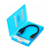 Внешний корпус AgeStar USB 3.0 2.5" SATAIII HDD/SSD, USB 3.0, пластик, синий, 3UBCP1-6G (BLUE)