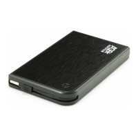 Внешний корпус AgeStar USB 3.0 2.5" SATA, алюминий, черный, безвинтовая конст, 3UB2A14 (BLACK)