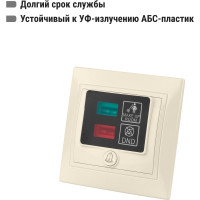 Наружная панель TDM ELECTRIC Не беспокоить и Уборка слоновая кость Таймыр SQ1814-0701