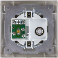 Розетка TV ("мама") + SAT (F-разъем) 0-2400МГц бронза серия "Лама" TDM ELECTRIC SQ1815-0720