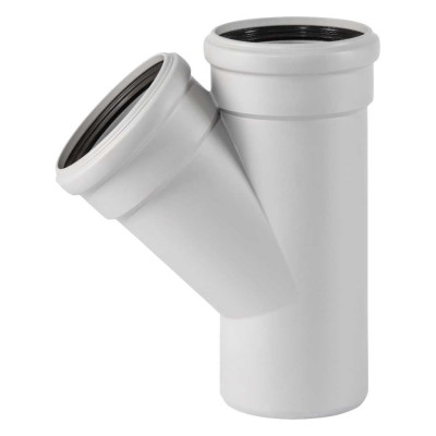 Тройник бесшумной канализации Ostendorf Skolan Safe 135х135 мм. 45 градусов, SKEA 336200