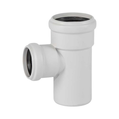 Тройник бесшумной канализации Ostendorf Skolan Safe 78х58 мм. 87 градусов, SKEA 333410