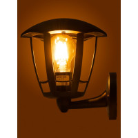 Светильник уличный TDM ELECTRIC "СИТИ" шестигранник настенный вверх черный SQ0330-1306