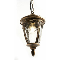 Садово-парковый светильник FERON PL685 на цепочке 60W 230V E27, черное золото 11694