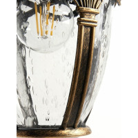 Садово-парковый светильник FERON PL685 на цепочке 60W 230V E27, черное золото 11694