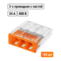 Строительно-монтажная клемма TDM ELECTRIC КБМ-2273-233 2,5мм2, с пастой SQ0517-0112