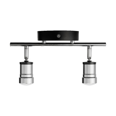 Спот TDM ELECTRIC LED СНС 2х5Вт, 3000 K, 230 В, 50 Гц, IP44, Костус, черный/хром SQ0358-0229