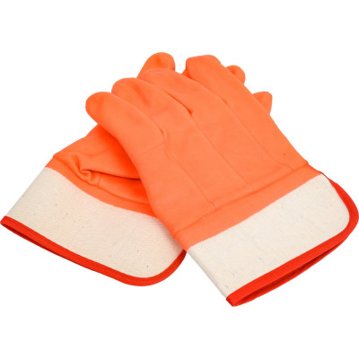 Перчатки с начесом Armprotect НМС ПВХ, оранжевый, подкладка х/б, р.10 6100W