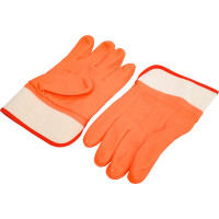 Перчатки с начесом Armprotect НМС ПВХ, оранжевый, подкладка х/б, р.10 6100W