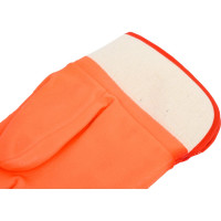 Перчатки с начесом Armprotect НМС ПВХ, оранжевый, подкладка х/б, р.10 6100W