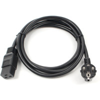 Шнур Power Cube ПВС-АП 3x1,5 S22C19-250-16-1.8, черн, 1.8 м, C19, 3x1.5, 16А, с зазем, Россия RPC-186C191,8BL