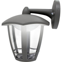 Садово-парковый светильник Apeyron светодиодный, настенный вниз, 8Вт, 6-ти гранный, 720Лм, 6500К 11-193