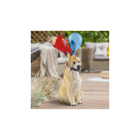 Садовый светильник ЭРА ERASF22-05 Золотистый ретривер щенок на солнечной батарее, 48 см, Б0053357