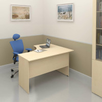 Эргономичный стол ФЕЛИКС Система-M 140x120x74.5 см клен ПК-ССМ-СТЭ140x120Л/Д-В4-99