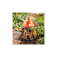 Садовый светильник ЭРА ERASF22-13 Лукоморье на солнечной батарее, полистоун, 23 см, Б0053362