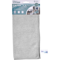 Универсальная салфетка из микрофибры для уборки DSV 30x30 см, 1 шт., 220 г/см DS-20124